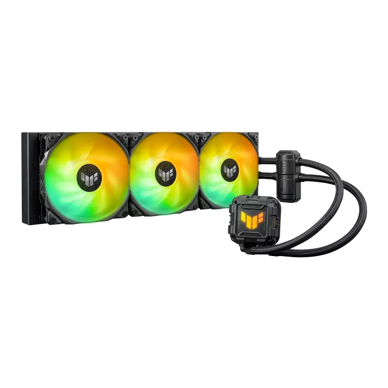 ASUS TUF Gaming LC II 360 ARGB Liquid Cooler With Aura Sync, 360MM Radiator, 3*120MM TUF ARGB Fans Black ASUS TUF Gaming LC II 360 ARGB Liquid Cooler With Aura Sync, 360MM Radiator, 3*120MM TUF ARGB Fans Black